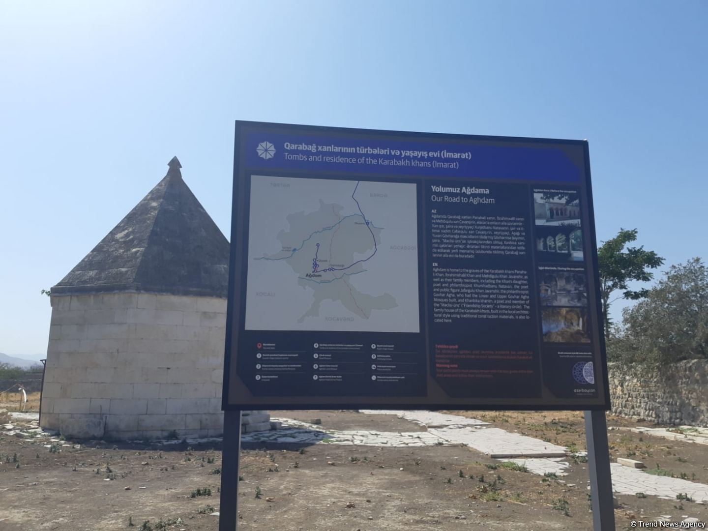 Türkdilli Dövlətlərin Əməkdaşlıq Şurasının nümayəndə heyəti Ağdamda İmarət kompleksini ziyarət edib (FOTO)