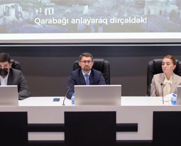 Qarabağ Dirçəliş Fondu ilə Gənclər arasında “Qarabağı anlayaraq dirçəldək!” mövzusunda görüş keçirilib (FOTO)