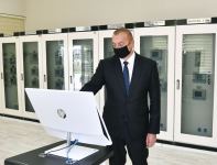 Prezident İlham Əliyev Xəzər rayonunda yarımstansiyanın açılışında iştirak edib (FOTO/VİDEO)