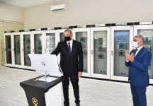 Prezident İlham Əliyev Xəzər rayonunda yarımstansiyanın açılışında iştirak edib (FOTO/VİDEO)