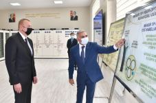 Prezident İlham Əliyev Xəzər rayonunda yarımstansiyanın açılışında iştirak edib (FOTO/VİDEO)
