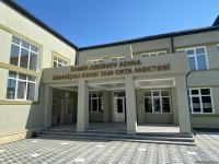 Ağdamda əsaslı təmir olunan məktəb binası istifadəyə verilib (FOTO)