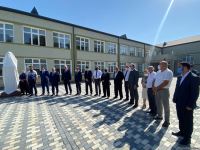 Ağdamda əsaslı təmir olunan məktəb binası istifadəyə verilib (FOTO)