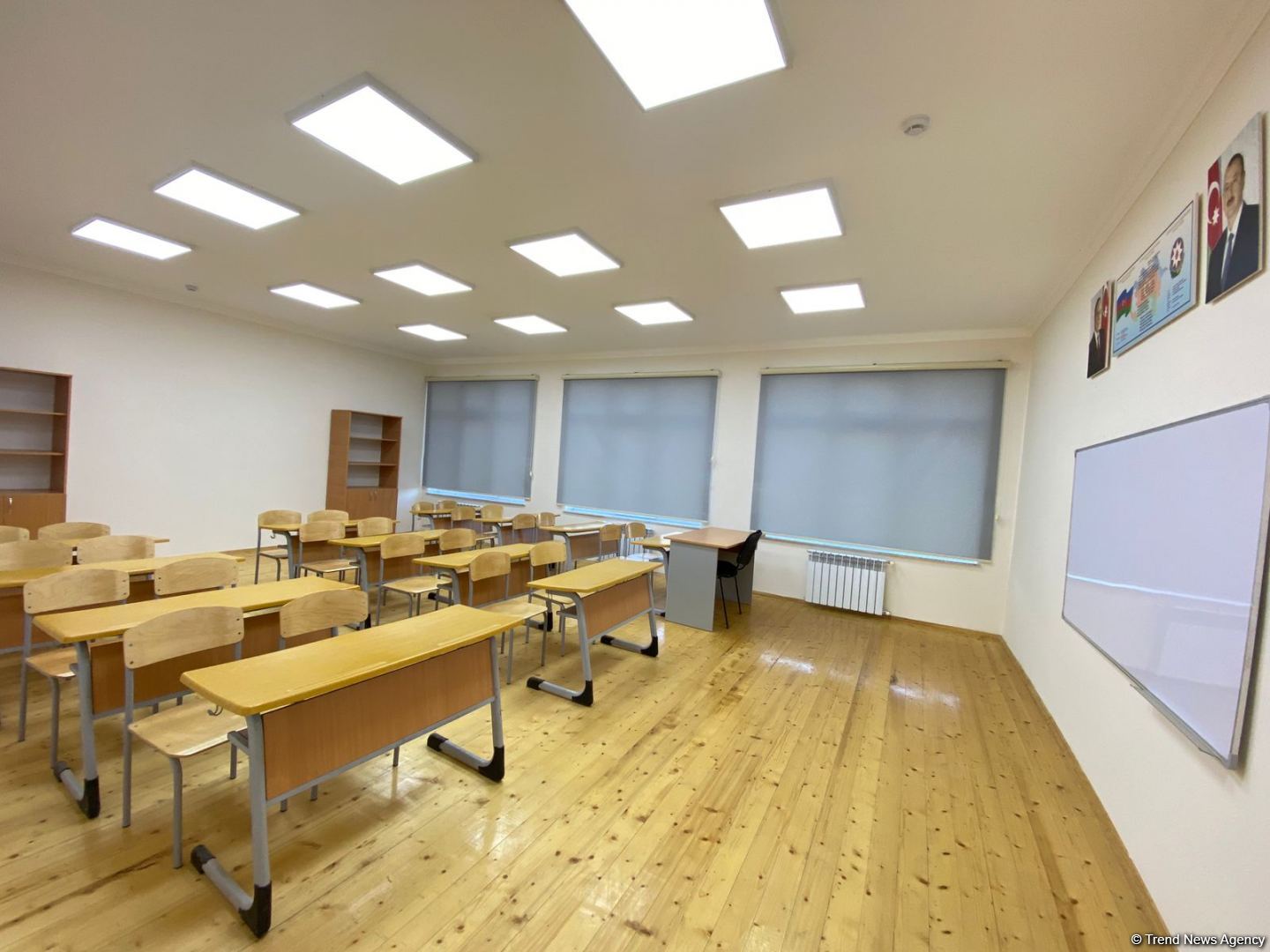 Ağdamda əsaslı təmir olunan məktəb binası istifadəyə verilib (FOTO)