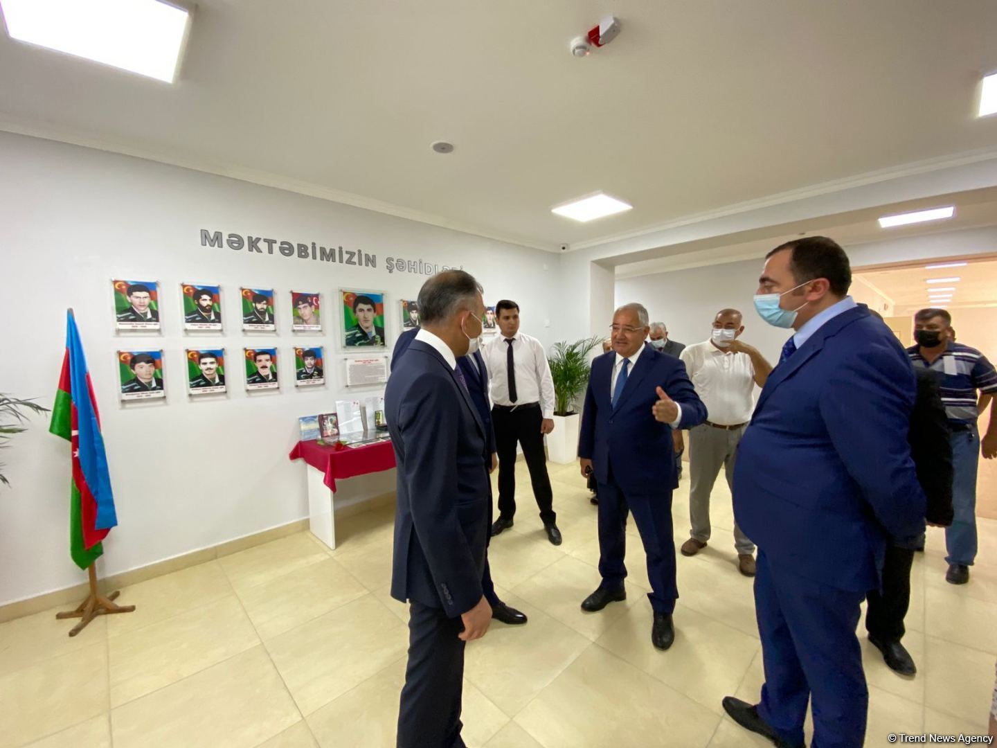 Ağdamda əsaslı təmir olunan məktəb binası istifadəyə verilib (FOTO)