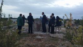 İƏT Ombudsmanlar Assosiasiyasının nümayəndə heyəti Tərtərdə "Marağa 150" abidəsinə baxış keçirib (FOTO)
