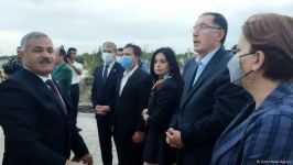 İƏT Ombudsmanlar Assosiasiyasının nümayəndə heyəti Tərtərdə "Marağa 150" abidəsinə baxış keçirib (FOTO)