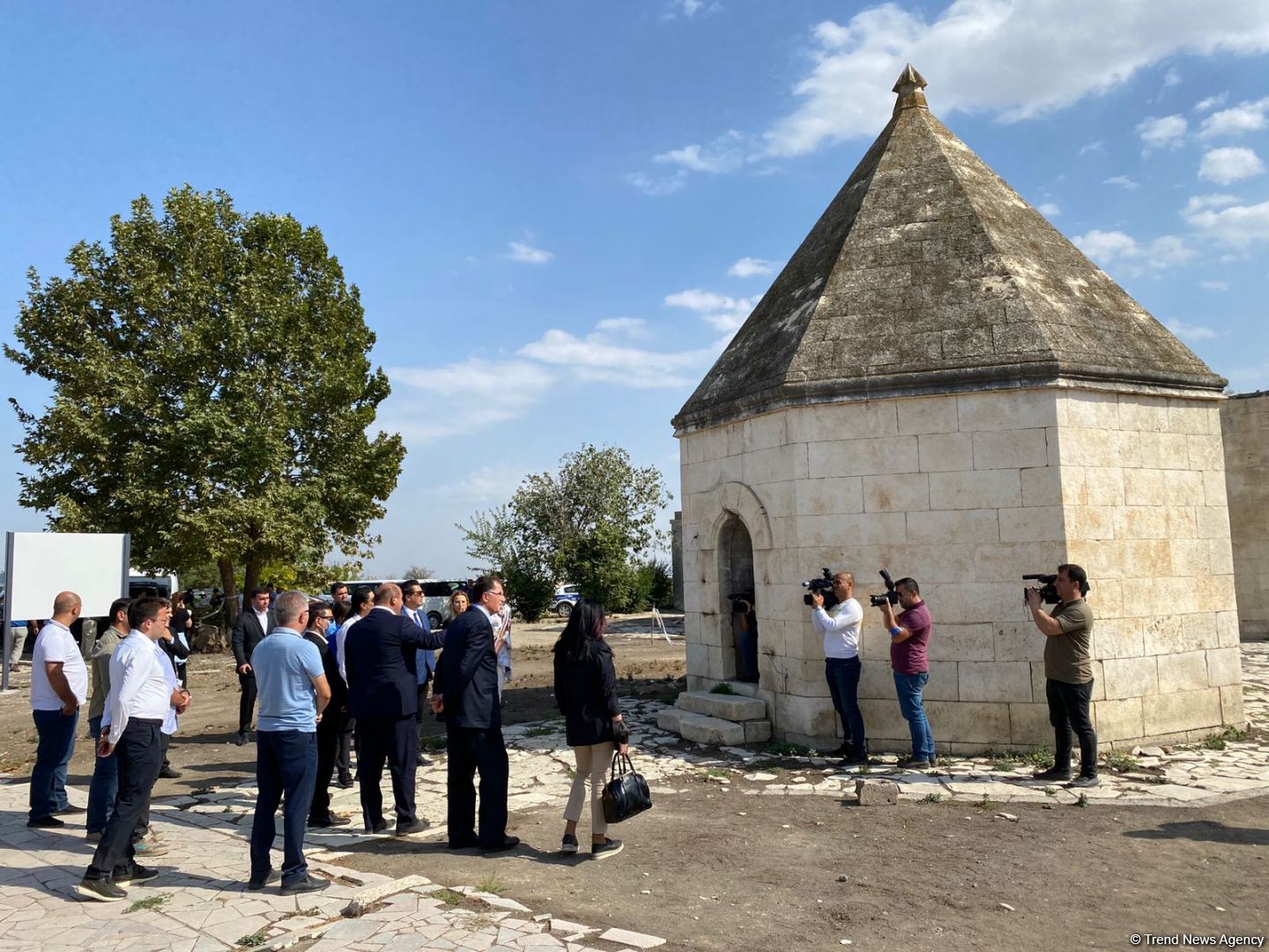 İƏT nümayəndə heyəti Ağdamda faktaraşdırıcı missiya həyata keçirir (FOTO) (ƏLAVƏ OLUNUB)