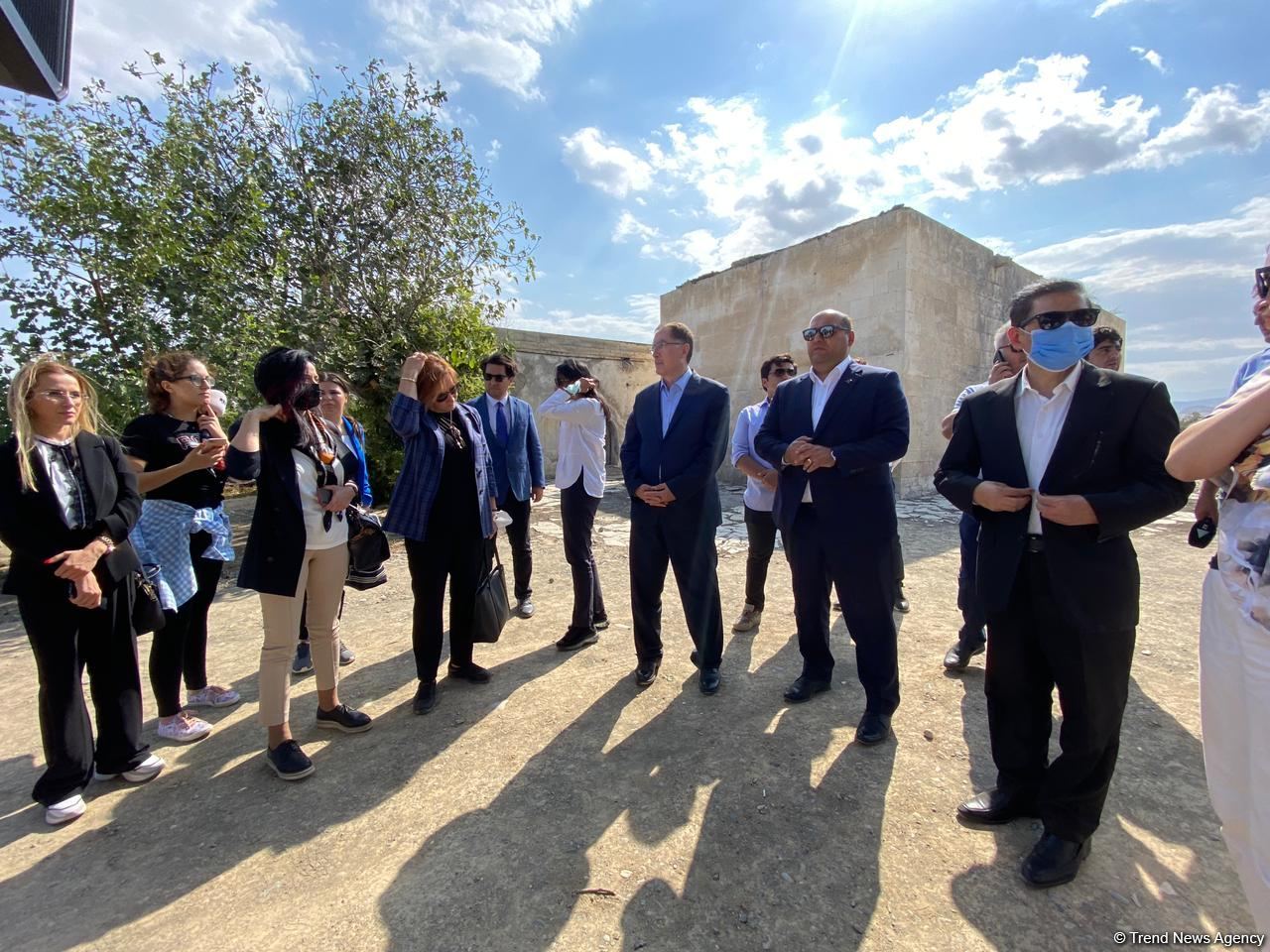 İƏT nümayəndə heyəti Ağdamda faktaraşdırıcı missiya həyata keçirir (FOTO) (ƏLAVƏ OLUNUB)