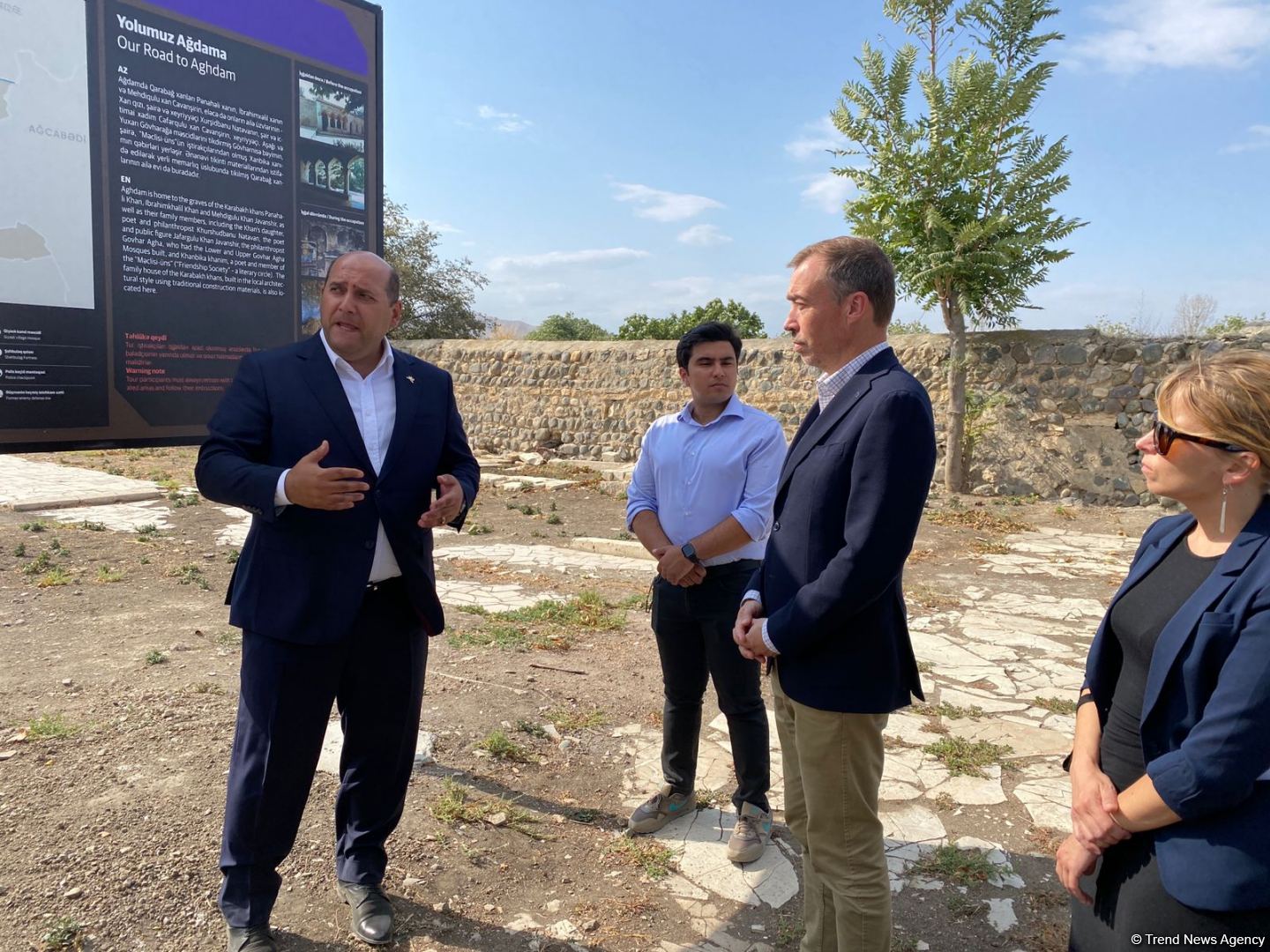 Aİ-nin Cənubi Qafqaz üzrə xüsusi nümayəndəsi Ağdamda səfərdədir (FOTO)