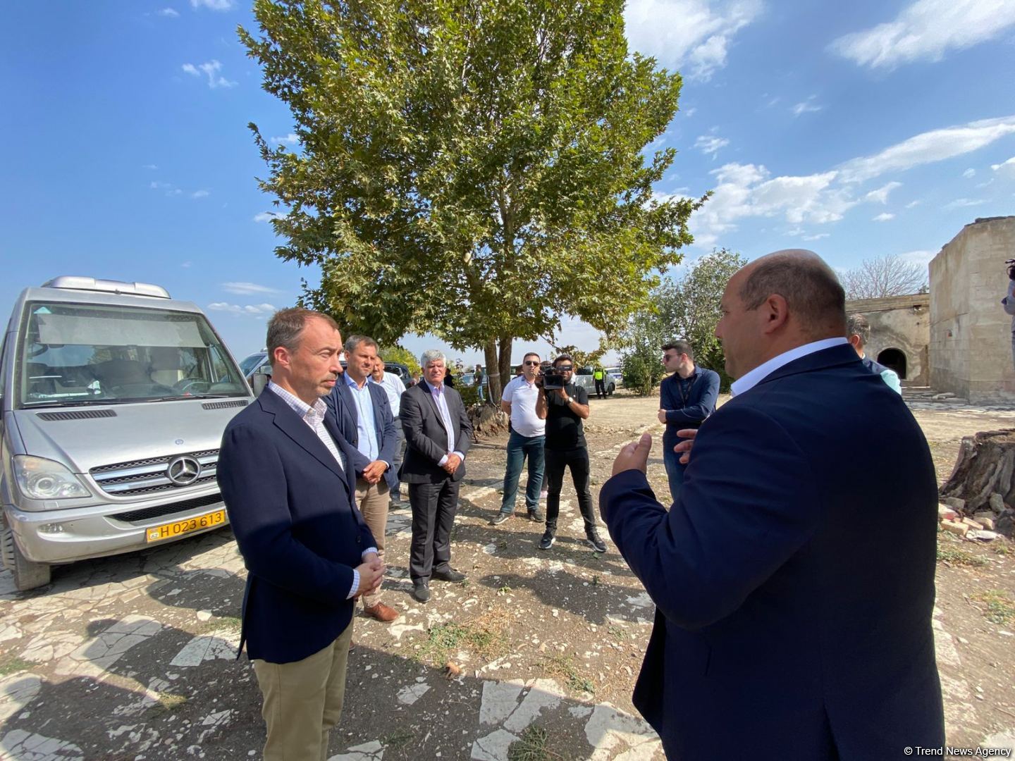 Aİ-nin Cənubi Qafqaz üzrə xüsusi nümayəndəsi Ağdamda səfərdədir (FOTO)