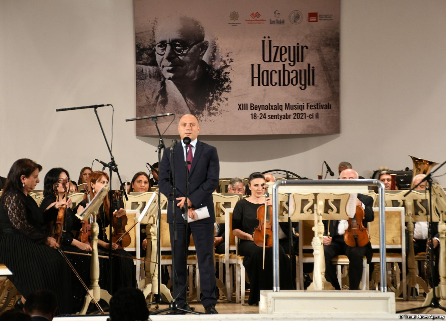Üzeyir Hacıbəyli XIII Beynəlxalq Musiqi Festivalının təntənəli açılış mərasimi olub (FOTO/VİDEO)