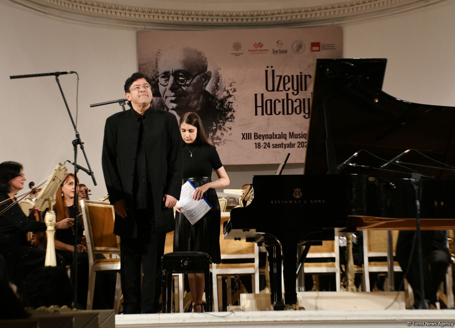 Üzeyir Hacıbəyli XIII Beynəlxalq Musiqi Festivalının təntənəli açılış mərasimi olub (FOTO/VİDEO)