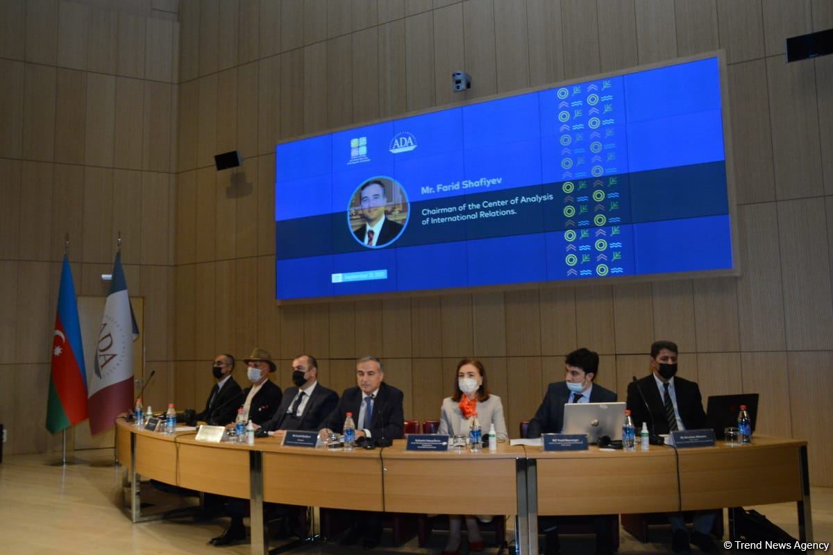 ETSN və ADA Universitetinin birgə təşkilatçılığı ilə brifinq keçirilib (FOTO)