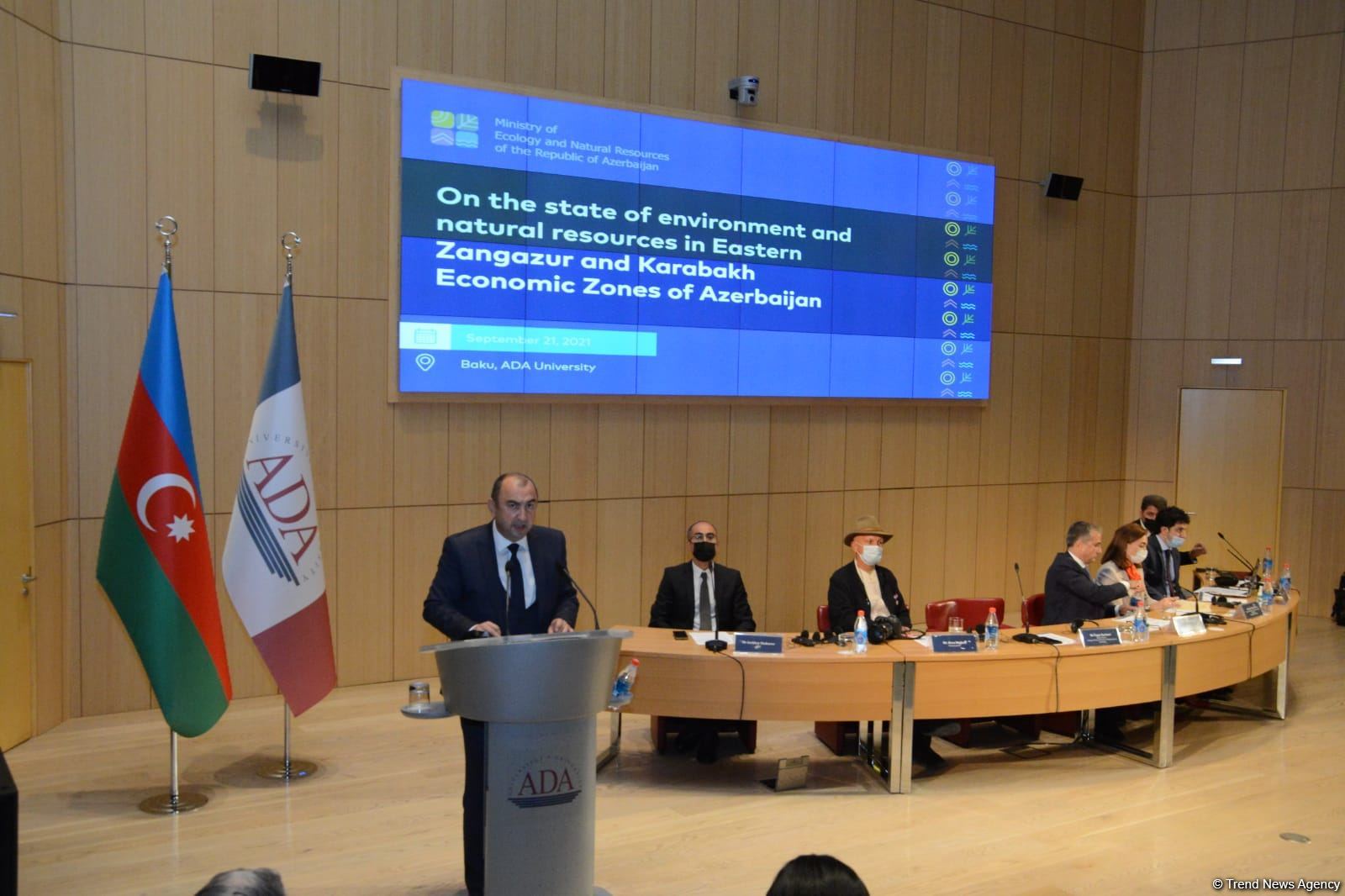 ETSN və ADA Universitetinin birgə təşkilatçılığı ilə brifinq keçirilib (FOTO)