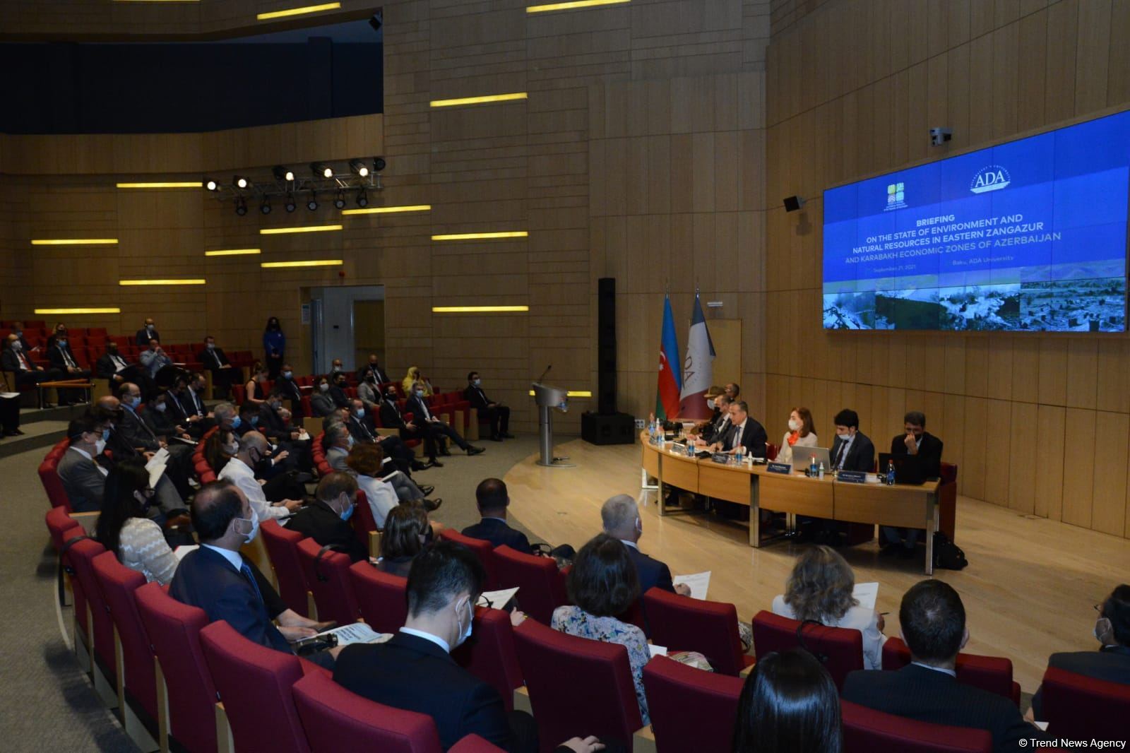 ETSN və ADA Universitetinin birgə təşkilatçılığı ilə brifinq keçirilib (FOTO)