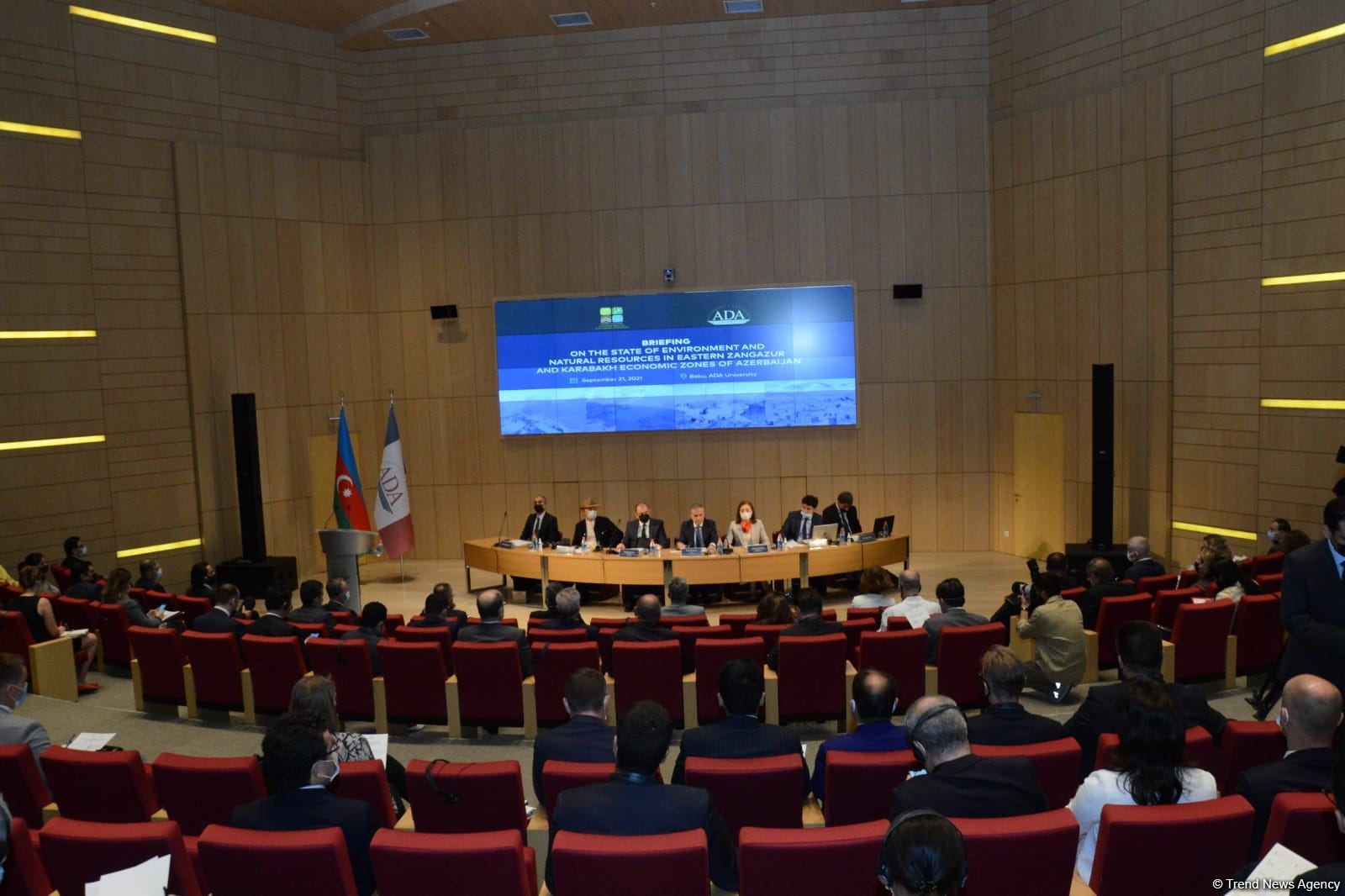 ETSN və ADA Universitetinin birgə təşkilatçılığı ilə brifinq keçirilib (FOTO)