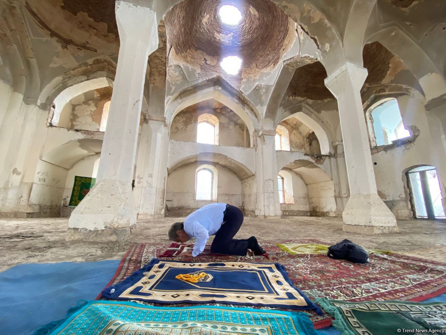 Ağdamda İran nümayəndə heyətinə erməni vandalizmi ilə bağlı fotofaktlar təqdim edilib (FOTO)