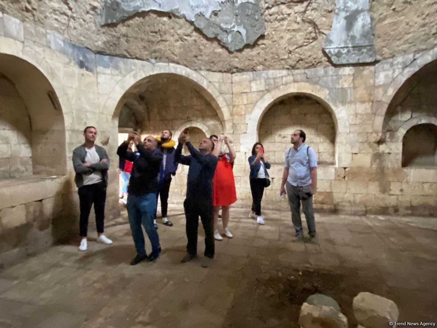 Gürcüstanlı jurnalist və blogerlər Ağdama səfər ediblər (FOTO)