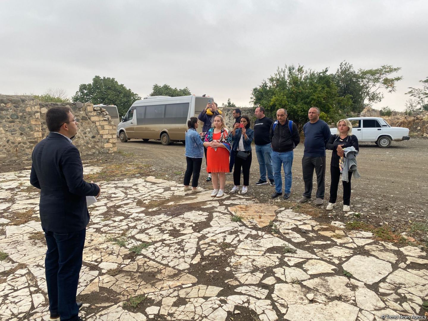 Gürcüstanlı jurnalist və blogerlər Ağdama səfər ediblər (FOTO)