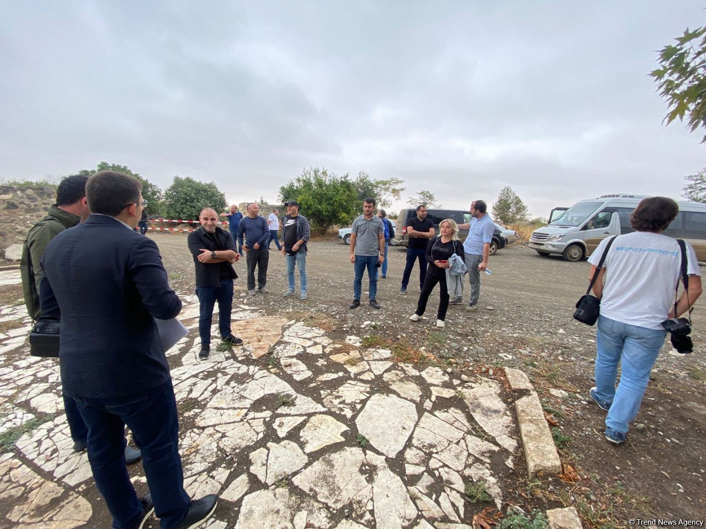 Gürcüstanlı jurnalist və blogerlər Ağdama səfər ediblər (FOTO)