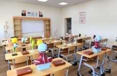 Birinci vitse-prezident Mehriban Əliyeva Bakının Binə qəsəbəsində yeni inşa edilən 88 saylı məktəbdə yaradılan şəraitlə tanış olub (FOTO/VİDEO)
