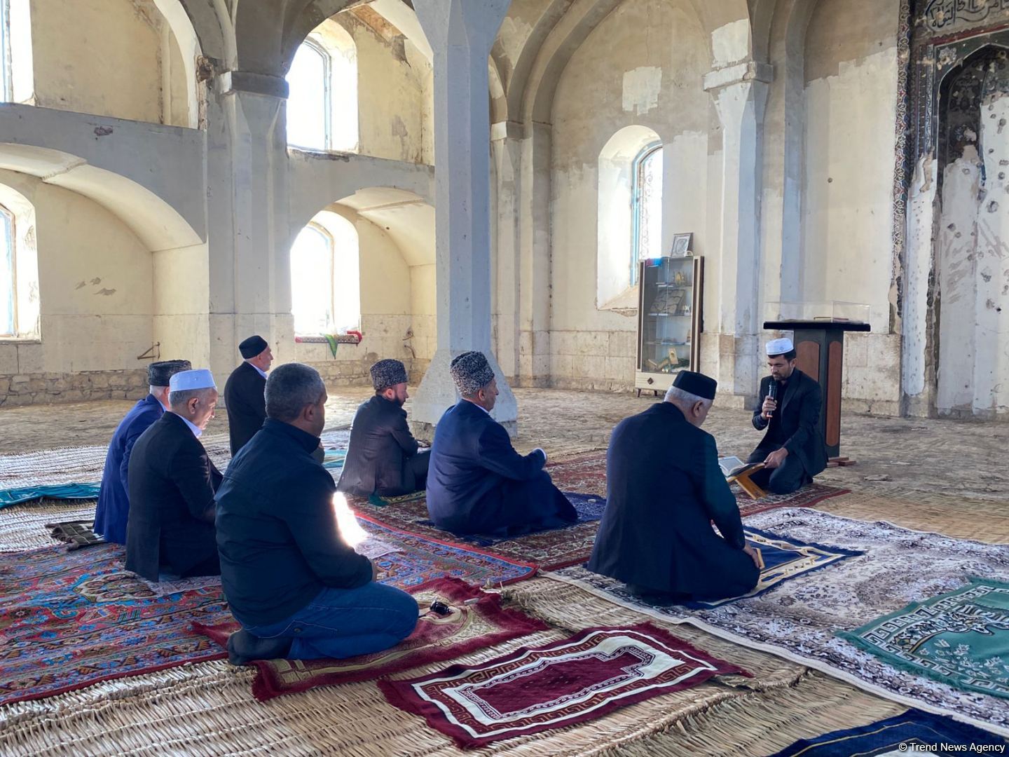 Ağdam Cümə məscidində şəhidlərin xatirəsi yad edilib (FOTO/VİDEO)