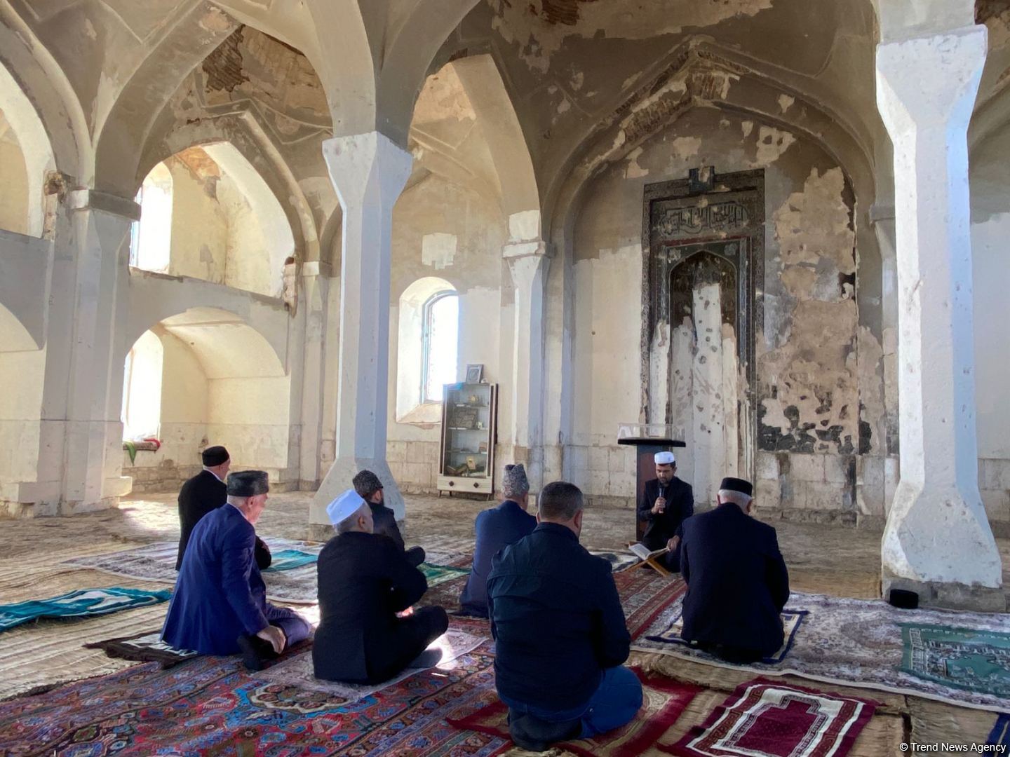 Ağdam Cümə məscidində şəhidlərin xatirəsi yad edilib (FOTO/VİDEO)