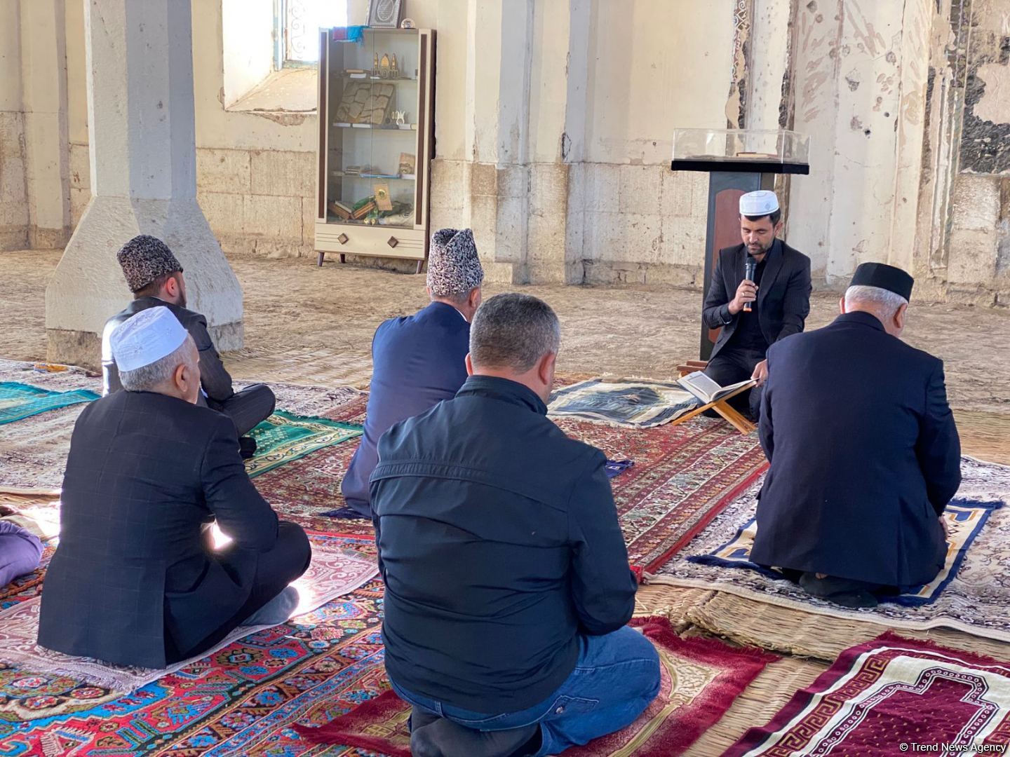 Ağdam Cümə məscidində şəhidlərin xatirəsi yad edilib (FOTO/VİDEO)
