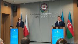 Azərbaycan və Çex Respublikası XİN rəhbərlərinin mətbuat konfransı keçirilib (FOTO/VİDEO)