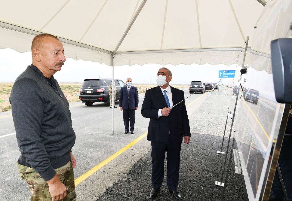 Prezident İlham Əliyev Tərtər və Bərdə rayonlarında səfərdə olub (FOTO/VİDEO)