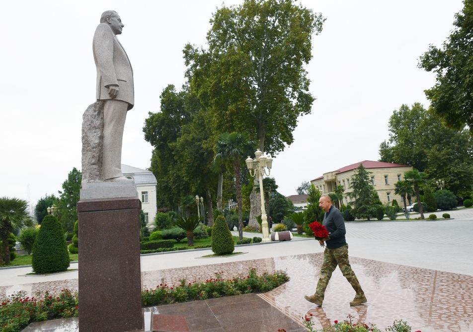 Prezident İlham Əliyev Tərtər və Bərdə rayonlarında səfərdə olub (FOTO/VİDEO)