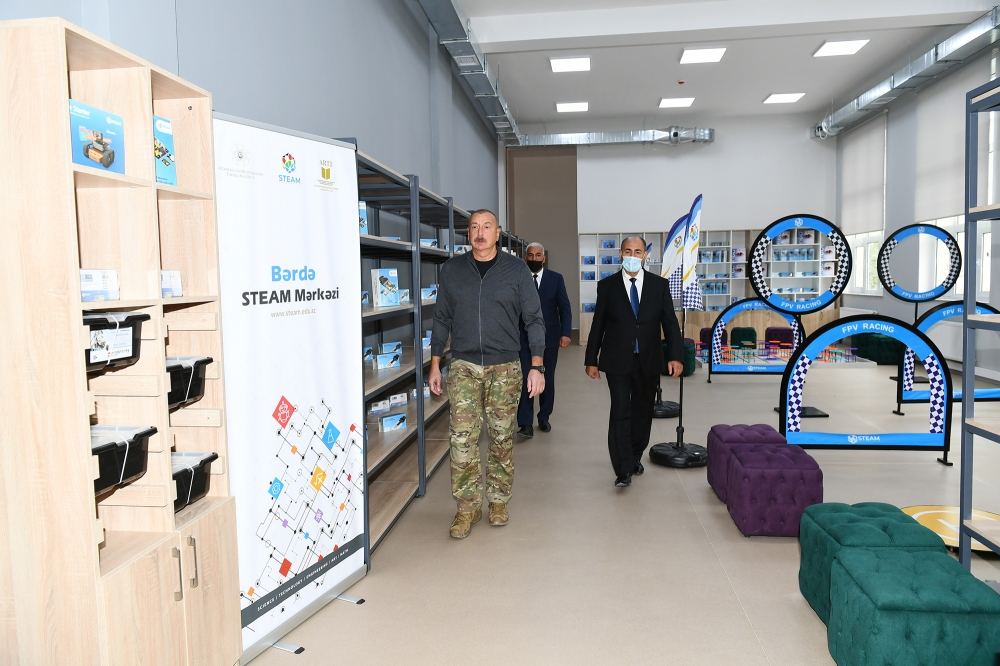 Prezident İlham Əliyev Tərtər və Bərdə rayonlarında səfərdə olub (FOTO/VİDEO)