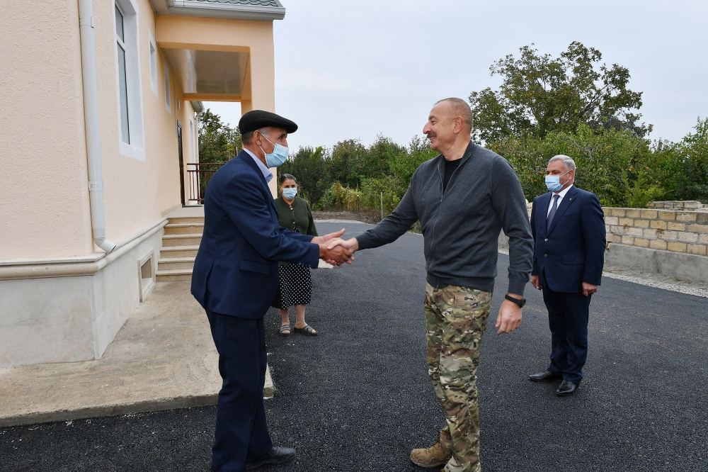 Prezident İlham Əliyev Tərtər və Bərdə rayonlarında səfərdə olub (FOTO/VİDEO)