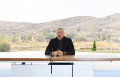 Prezident İlham Əliyev Cəbrayıl rayonunda səfərdə olub (FOTO/VİDEO)