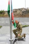 Prezident İlham Əliyev Tərtər rayonunun Talış kəndində Azərbaycan bayrağını ucaldıb (YENİLƏNİB) (FOTO/VİDEO)