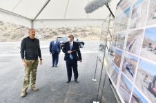 Prezident İlham Əliyev Talış-Tapqaraqoyunlu-Qaşaltı-Naftalan avtomobil yolunun təməlini qoyub (YENİLƏNİB) (FOTO/VİDEO)