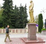 Prezident İlham Əliyev Tərtər rayonuna səfərə gəlib (FOTO)