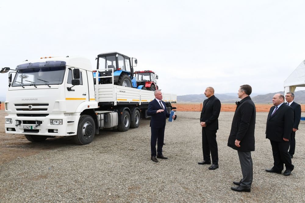 Prezident İlham Əliyev Cəbrayıl rayonunda səfərdə olub (FOTO/VİDEO)