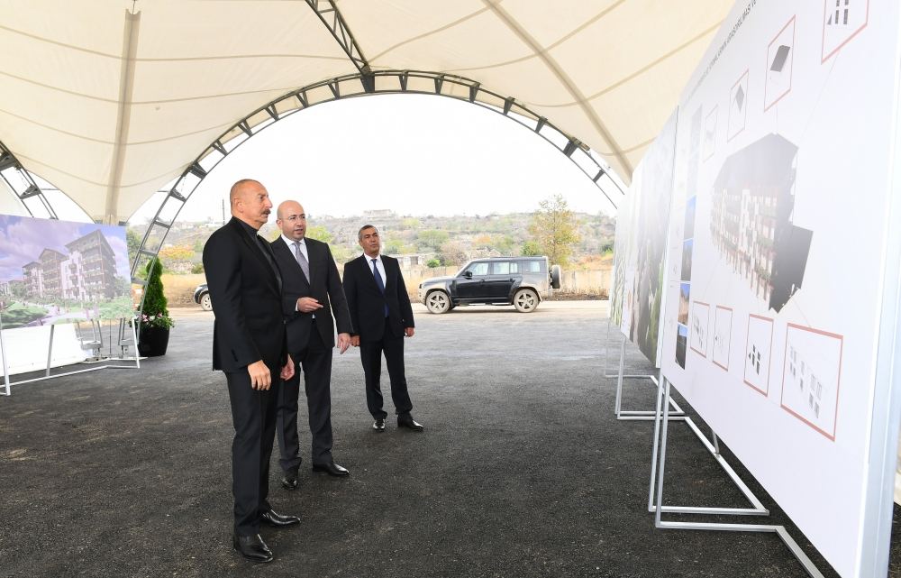 Prezident İlham Əliyev Cəbrayıl rayonunda səfərdə olub (FOTO/VİDEO)