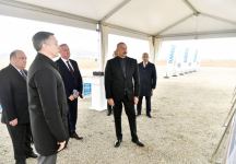 Prezident İlham Əliyev Cəbrayılda “KAMaz” ASC ilə “Gəncə Avtomobil Zavodu” İstehsalat Birliyinin birgə servis mərkəzinin təməlini qoyub (YENİLƏNİB) (FOTO/VİDEO)