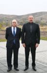 Prezident İlham Əliyev Cəbrayıl ictimaiyyətinin nümayəndələri ilə görüşüb, Memorial Kompleksin və şəhərin bərpasının təməl daşını qoyub (YENİLƏNİB)