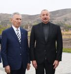 Prezident İlham Əliyev Cəbrayıl ictimaiyyətinin nümayəndələri ilə görüşüb, Memorial Kompleksin və şəhərin bərpasının təməl daşını qoyub (YENİLƏNİB)