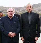 Prezident İlham Əliyev Cəbrayıl ictimaiyyətinin nümayəndələri ilə görüşüb, Memorial Kompleksin və şəhərin bərpasının təməl daşını qoyub (YENİLƏNİB)