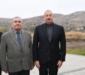 Prezident İlham Əliyev Cəbrayıl ictimaiyyətinin nümayəndələri ilə görüşüb, Memorial Kompleksin və şəhərin bərpasının təməl daşını qoyub (YENİLƏNİB)
