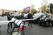 Əlamətdar görüntülər: Prezident İlham Əliyev və “Harop” (FOTO/VİDEO)