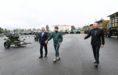 Prezident İlham Əliyev Cəbrayılda Dövlət Sərhəd Xidmətinin hərbi hissə kompleksinin açılışını edib (YENİLƏNİB) (FOTO/VİDEO)