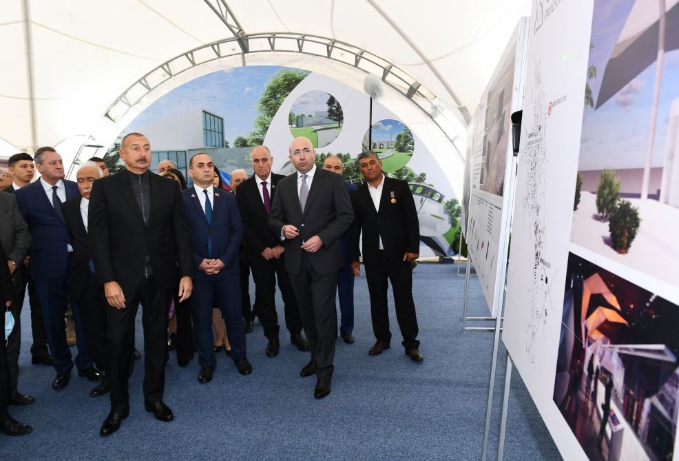Prezident İlham Əliyevə Cəbrayıl şəhərinin inkişaf planı təqdim edilib (FOTO)