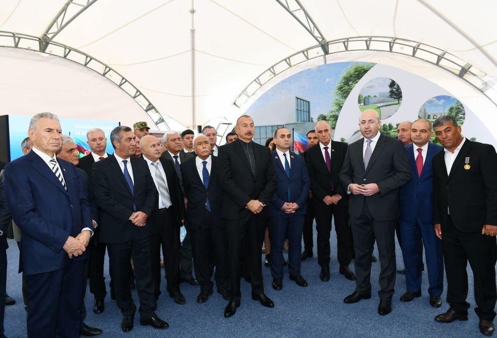 Prezident İlham Əliyevə Cəbrayıl şəhərinin inkişaf planı təqdim edilib (FOTO)
