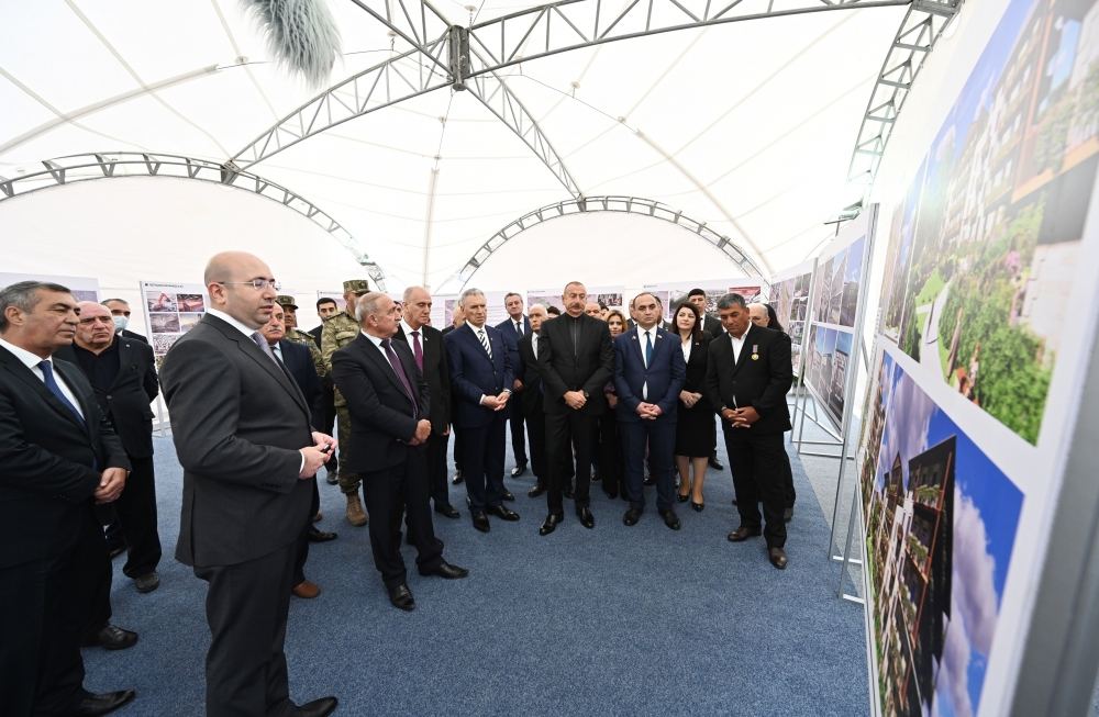 Prezident İlham Əliyevə Cəbrayıl şəhərinin inkişaf planı təqdim edilib (FOTO)